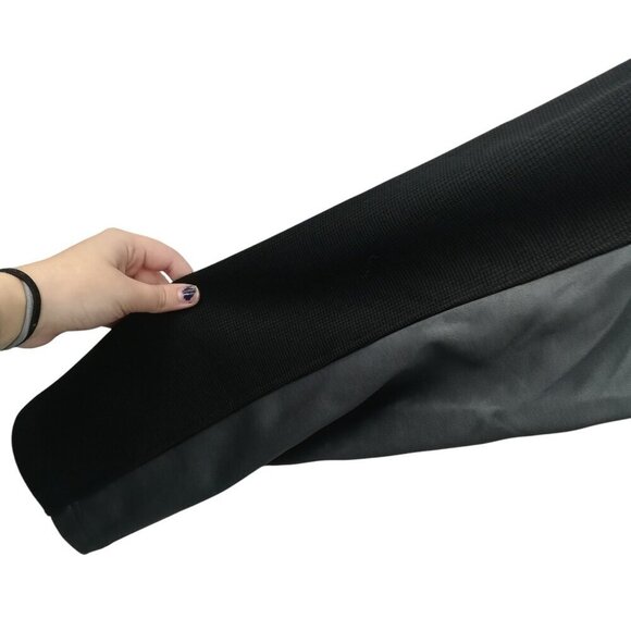 Spyder Mens Raider 2.0 Full Zip Jacket Size XL Black Red Logo Sweater Ribbed - Picture 5 of 14